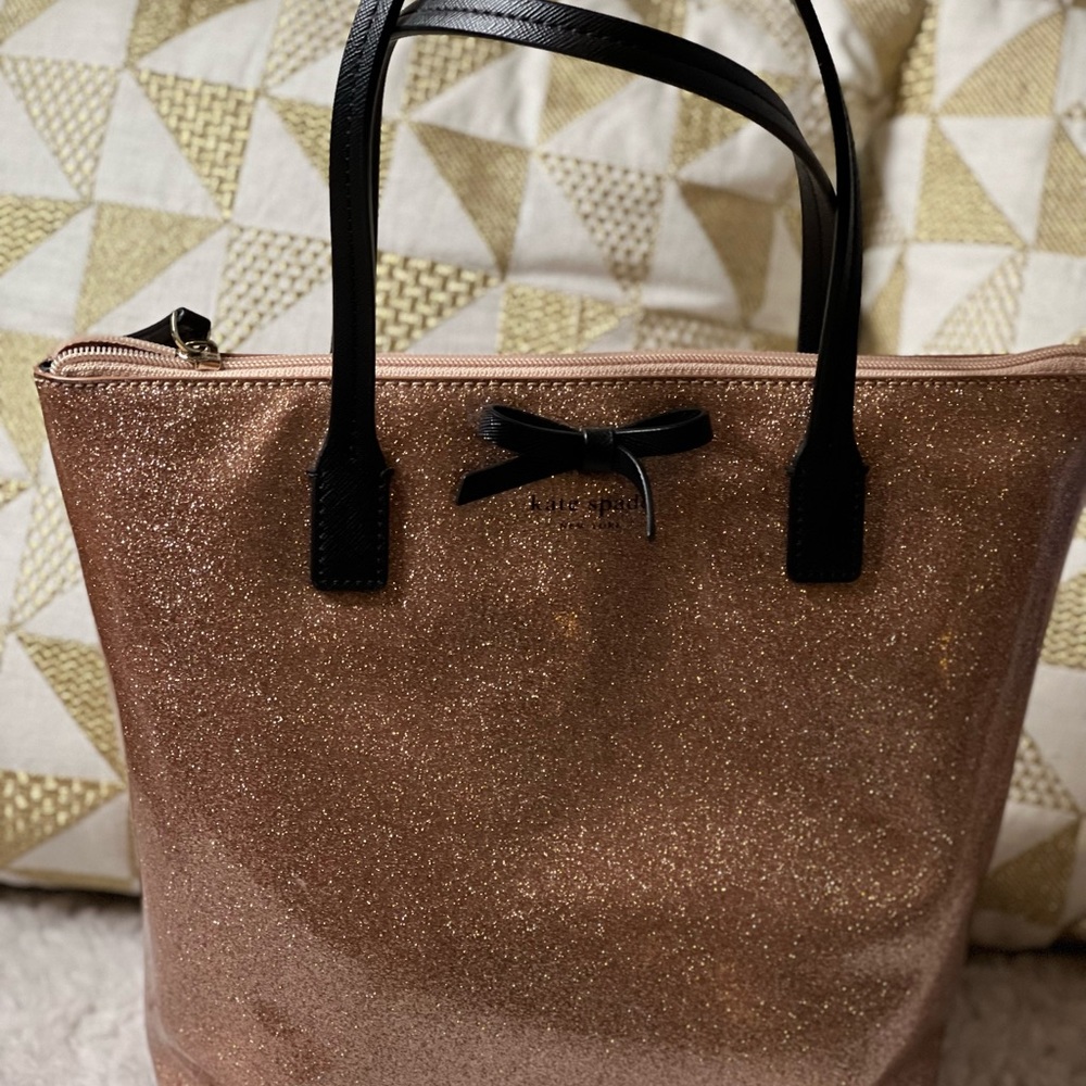 Glossy Like New Kate Spade Tote